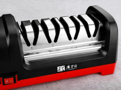 TAIDEA  Professional Electric Knife Sharpener EU PLUG Grit 360/600/1000# and Polishing Sharpening Stone GrindStone Power18W