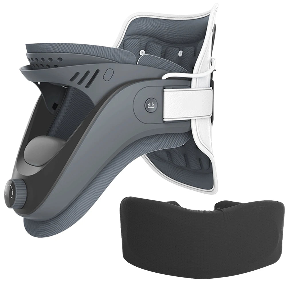 Neck Traction Device Adjustable Ergonomic Neck Stretcher with Airbag Support Cervical Collar Stretch Neck Shoulder Relaxer