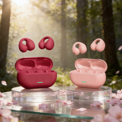 TWS Fone Bluetooth Headset 5.3 Wireless Air Conduction Headphones Clip Ear Music Noise Canceling HD Call Sports Gaming Earphone
