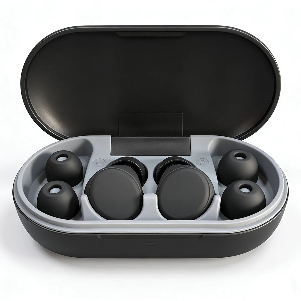 36dB Noise Cancelling Ear Plugs for Sleeping for Side Sleepers - Reusable Sound Blocking Protection for Snoring, Travel & Focus