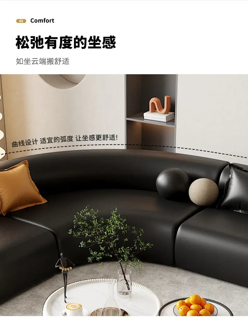 Italian Minimalist Office Sofa Modern High-end Living Room Corner L-shaped Reception Sofa Guest Area Office Furniture FYOS