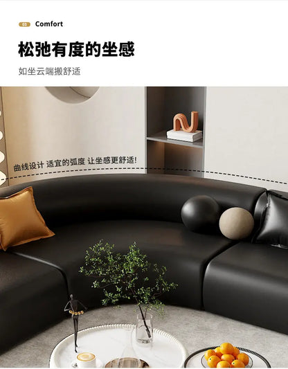 Italian Minimalist Office Sofa Modern High-end Living Room Corner L-shaped Reception Sofa Guest Area Office Furniture FYOS