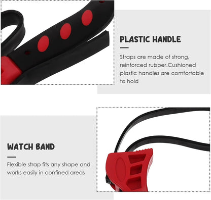 6inch Multifunctional Belt Wrench Oil Filter Puller Strap Spanner Chain Wrench Strap Opener Adjustable Disassembly Tool