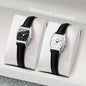 2PCS/Set Fashion Casual Women Watches Leather Strap Quartz Wristwatch Reloj Mujer Girls Clock Gift（Without Box）