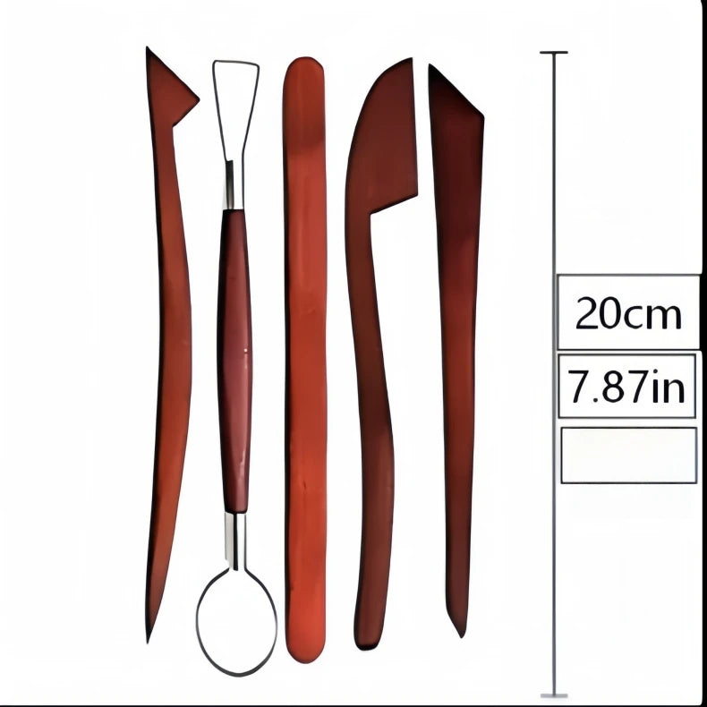 Pottery Clay Sculpting Tools Kit  Ceramic Wax Clays Carving Tools for Art Craft Pottery Sculpting Modeling Tool Set