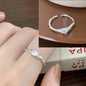 PANJBJ 925 Sterling Silver Lotus Ring For Women Retro TextureJewelry Irregular Creativity Adjustable Jewelry Party Gift Dropship