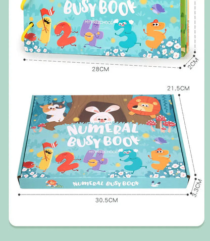 Montessori Baby Busy book My First Quiet Book Paste Early Learning Education Toy for Toddlers Matching Game Toys for Kids Gifts