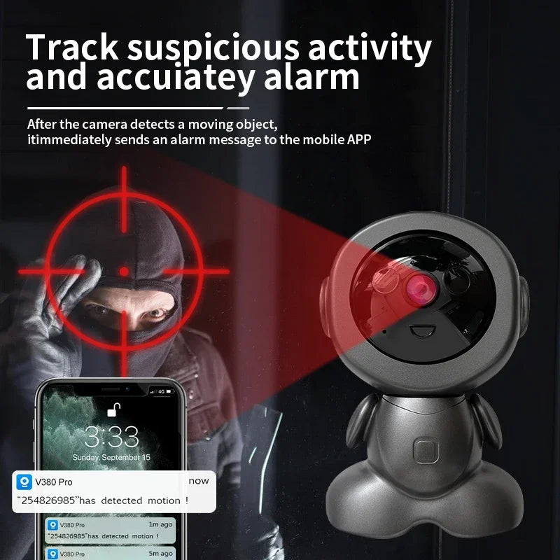 8MP Wifi Security Camera Indoor HD Baby Monitor Smart Home Two Way Audio Tracking Night Night Vision Robot PTZ IP Cameras