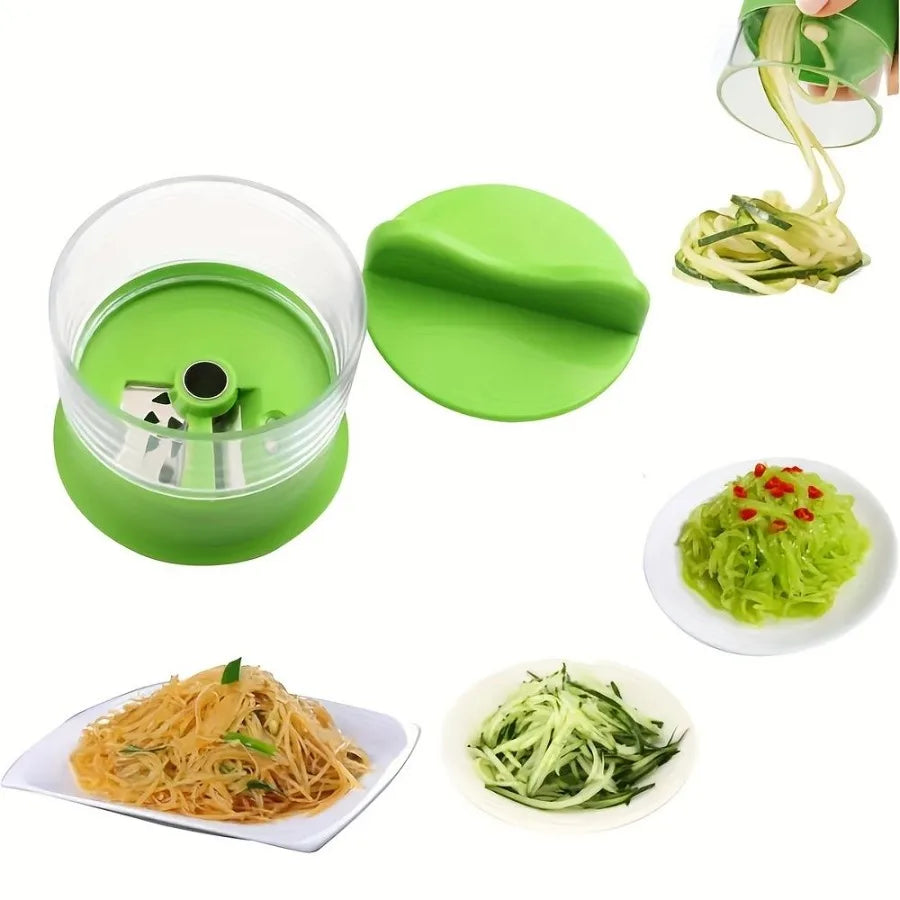 Handheld Vegetable Fruit Tool Multifunction Spiral  Shredder Manual Radish Cucumber Rotating Grater Kitchen Accessorie Tool
