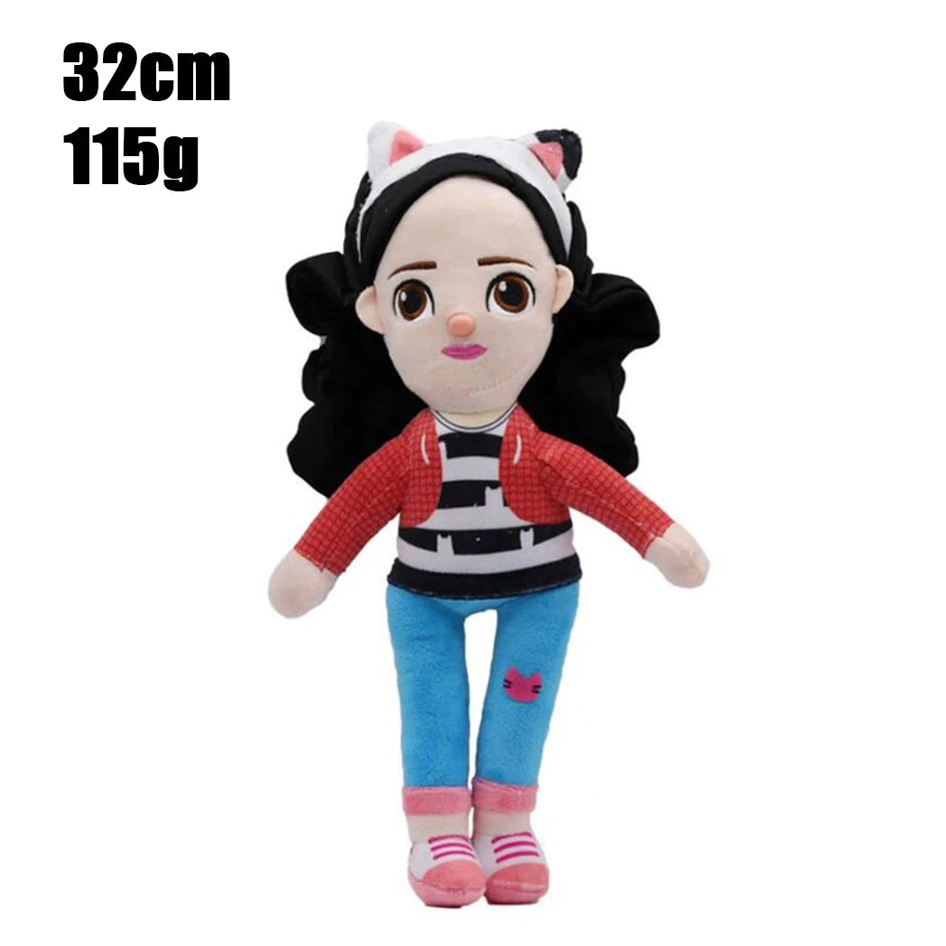2025 New Style Gabby Dollhouse Plush Toy Mercat Cartoon Stuffed Animals Mermaid Cat Plushie Doll Kids Birthday Christams Gifts