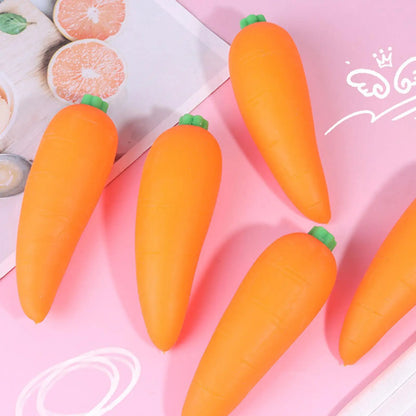 Carrot Vegetable Stress Toy Sensory Toys Squishy Stress Reliefing Pinch Toy Fidget Decompression Sensory Toy for  Adult Gift