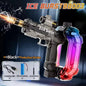 LED Lights Simulated Firing Electric Water Gun Children Large Capacity Automatic Water Blaster Toys for Kids Summer Outdoor Game