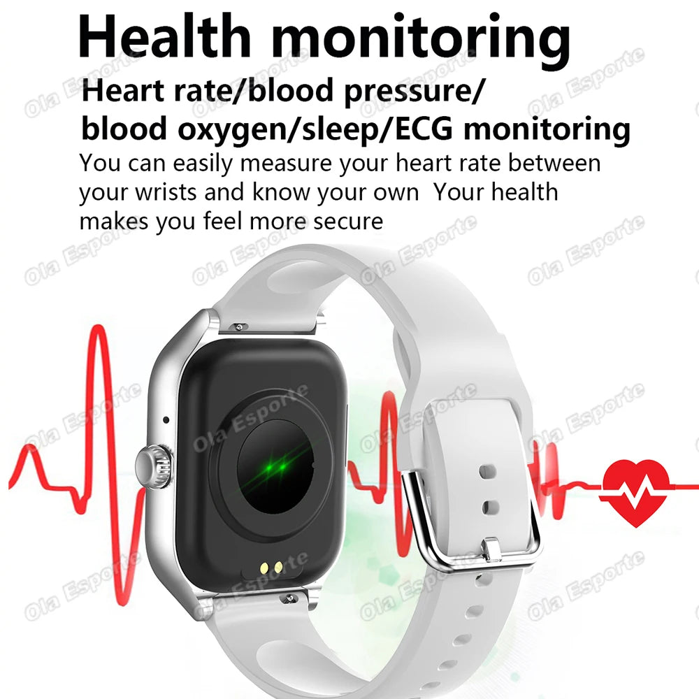 2026 New Men's Smart Watch Women's Gift Heart Rate Blood Oxygen Sports Fitness Watch Electronics Bluetooth Call Smartwatch HW12