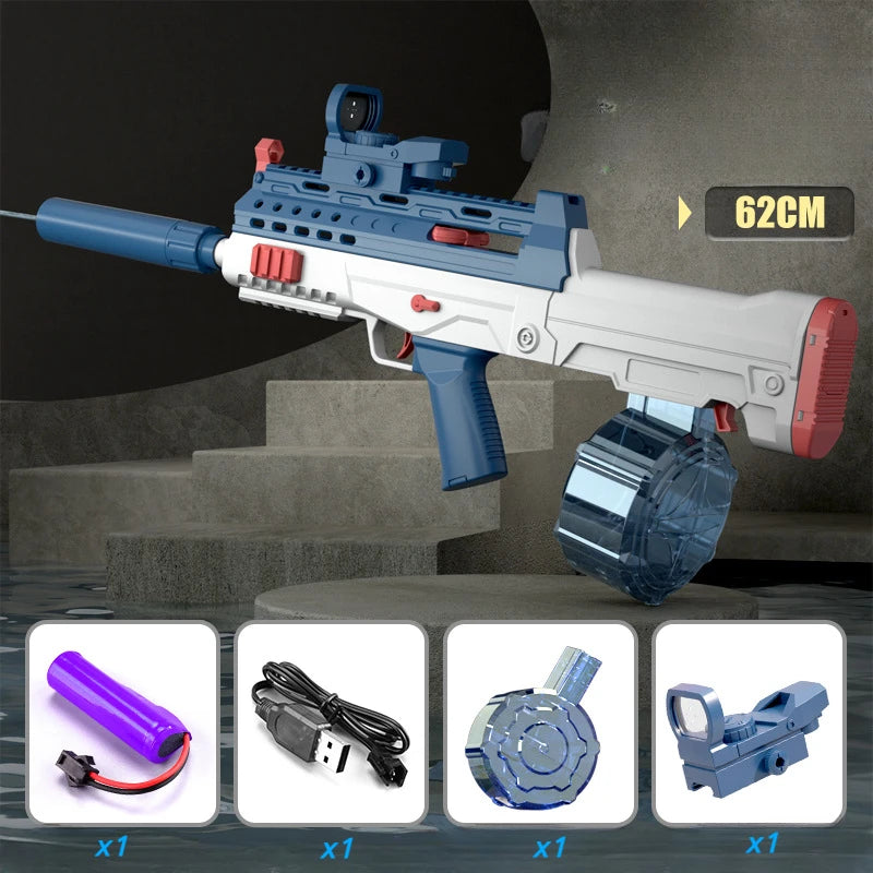 Summer Toys Vector Electric Water Gun Shooting Large-capacity Water Spray Outdoor Toy Boys Birthday Gifts Summer Water Toys