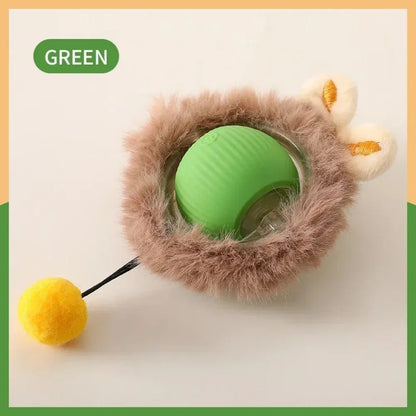 Cat Interactive Ball Smart Pet Cat Toys Indoor Automatic Rolling Magic Ball Electronic Interactive Cat Toy Cat Game Accessories