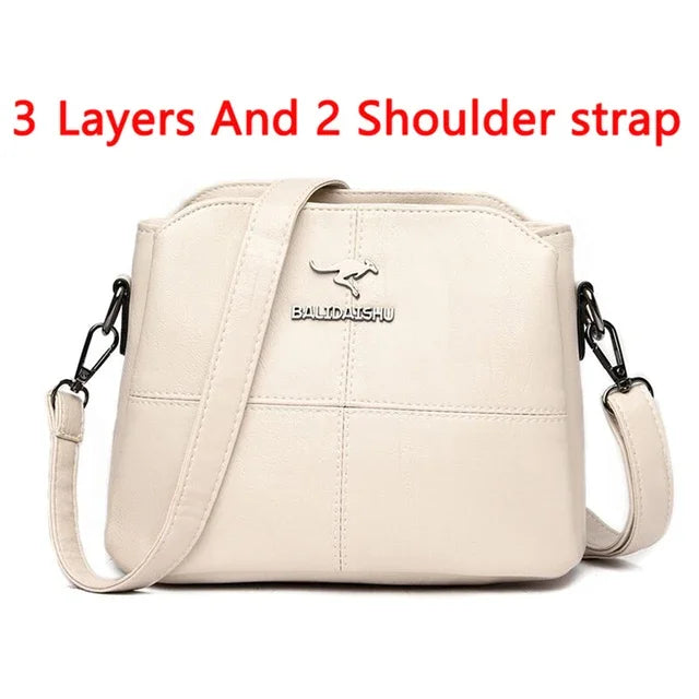 Casual Women's Bag High Quality Pu Leather Shoulder Bags for Women 2022 Ladies Crossbody Bag Purses and Handbags Luxury Designer
