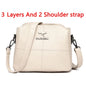 Casual Women's Bag High Quality Pu Leather Shoulder Bags for Women 2022 Ladies Crossbody Bag Purses and Handbags Luxury Designer