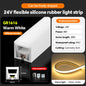 LED flexible silicone light strip embedded 24V waterproof tubing linear lamp concealed installation flexible soft light strip