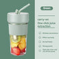 Electric Fruit Juicer Portable Wireless Blender Juice Mixer Mini Juice Cup With Straw Electric Juicer With 6-Blade USB Charging