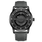 FOXBOX Watch Planet Design Fashion Floating Magnetic Pointer Free Ball Bearing Creative Simple Waterproof Quartz Watch for Men