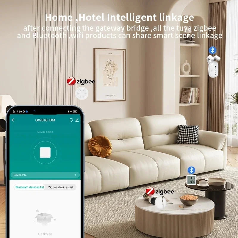 Tuya ZigBee sensor Gateway Hub Wireless Smart Home Appliances Remote Controller Bridge Support Alexa Google Home
