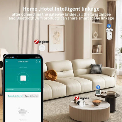 Tuya ZigBee sensor Gateway Hub Wireless Smart Home Appliances Remote Controller Bridge Support Alexa Google Home