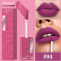 Matte Velvet Lipstick Lip Gloss Waterproof Smooth Long-Lasting Non-sticky Non-transfer Deep Red Nude Y2K Daily&Party Makeup Gift