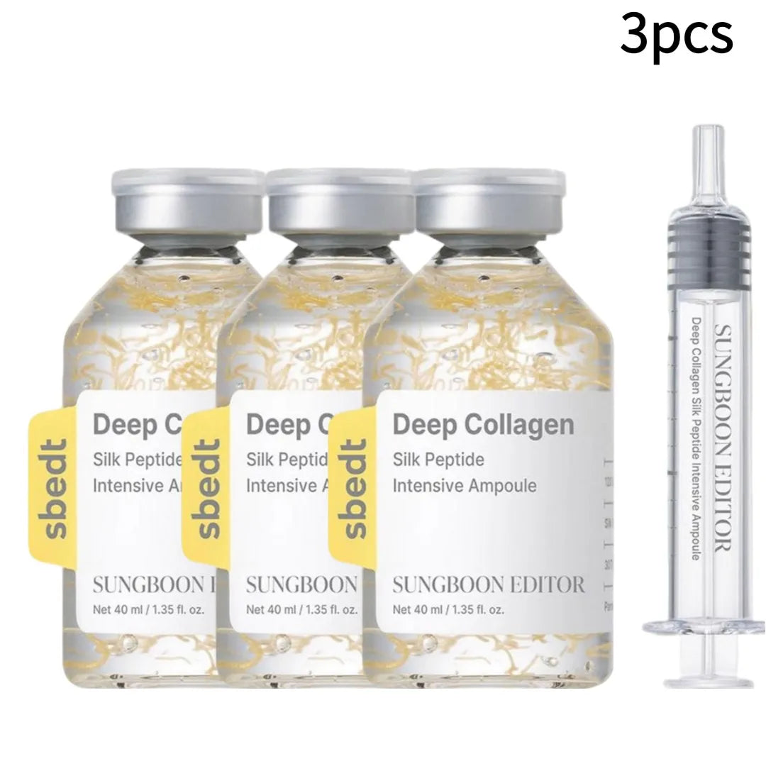 40ml Silk Collagen Lifting Essence Ampoule Firming Serum Revitalizing Tighten Skin Care Anti-Aging Nourish Hydrating Anti-Dry