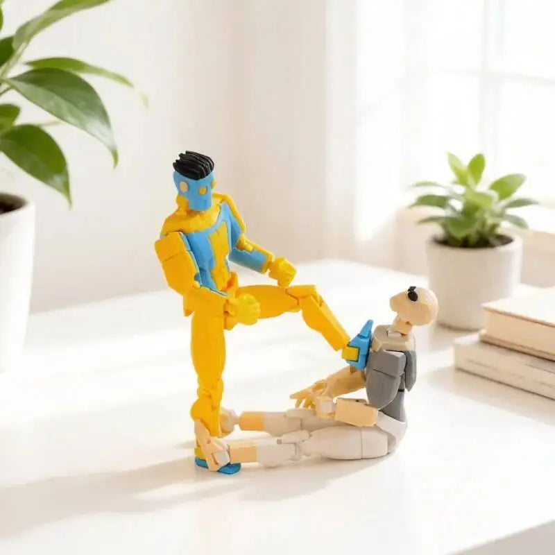 3d Printed Blue-Masked Invincible T13 Dummy13 Multi-Jointed Movable 3d Printed Shapeshift Toys Action Figure Custom Toy