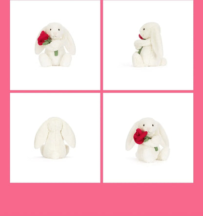 Jc Bunny;Crimson Dragon; Rose Bouquet; Plush Toy; Valentine's Day Gift 2026 New Year'sGift
