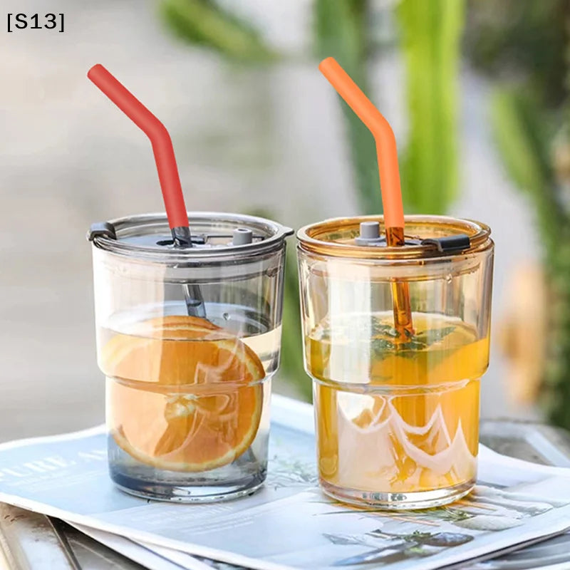 6Pcs/Set Soft Silicone Straw Covers Straws Tips Covers Fit For 9mm Wide Reusable Stainless Steel Straw Nozzles[Q]Q@
