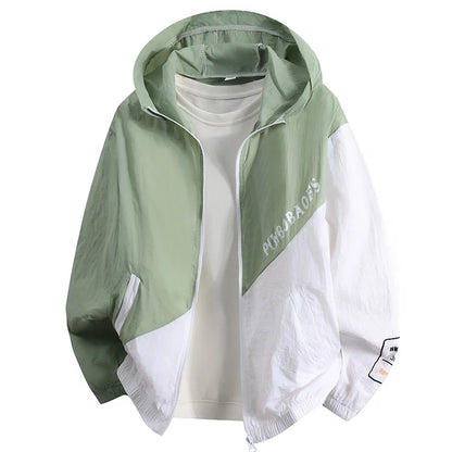 Men's Sunscreen Jacket Summer High Quality Casual Windbreaker Jacket Breathable Waterproof Outdoor Jacket Sunshine Proction