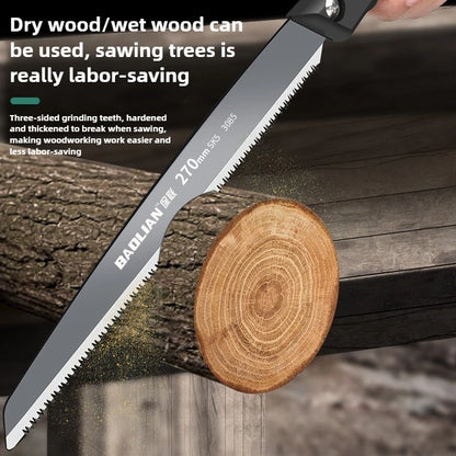 BAOLIAN Hand Saw , Japanese Style Saw, Tree Sawing Tool , Garden Logging Tool , Woodworking Saw , Household Small Handheld Tool