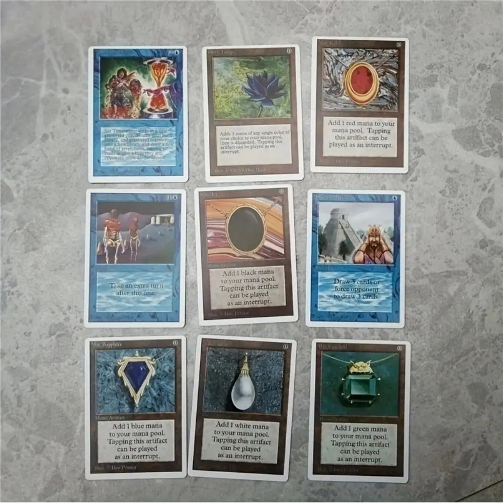 108 Pcs Black Core Cards P9 Dual Land Fetch Land Shock Lands  Proxy Cards