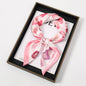 Cute Styles Girl Silk Scarf Luxury Women Hair Scarves Square Design Pink Heart Headscarf 70cm Summer Shawl Hijab Wrap Headband