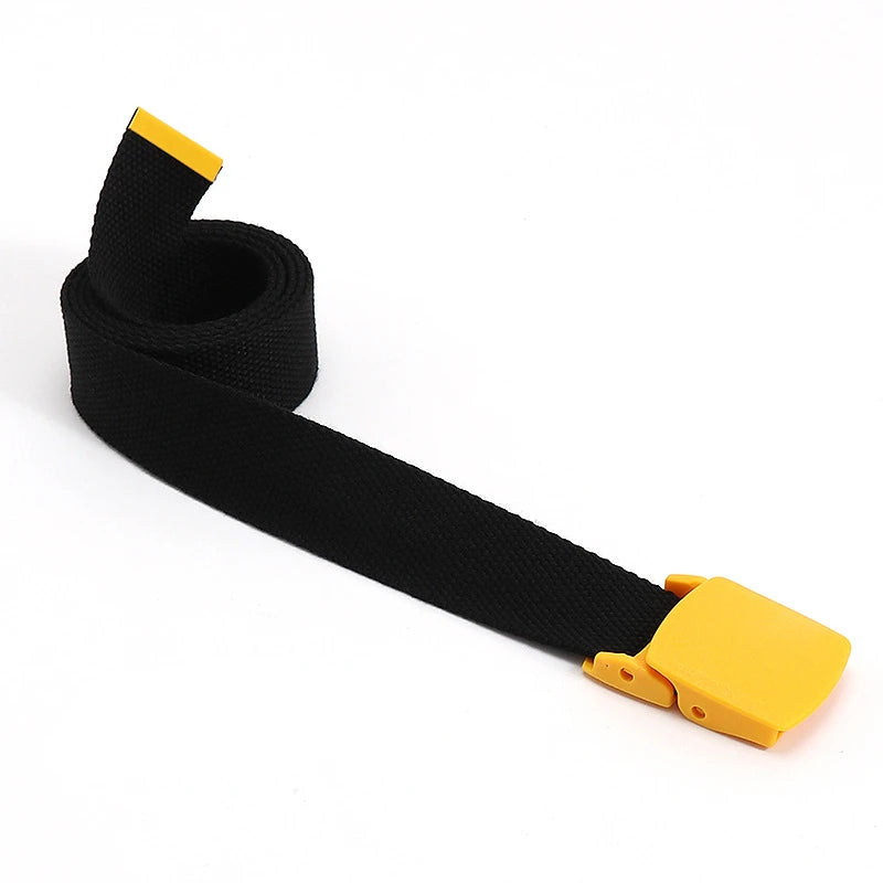 Colorful Canvas Tactical Belt Unisex Fashion Casual Luxury Trend Jeans Accessories Youth Nylon Girdle Cute Kids Hunting Belt