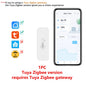 Zigbee Temperature Humidity Sensor Smart Home Thermometer Real-Time Monitoring APP Control Work With Alexa Home Assistant Z2M
