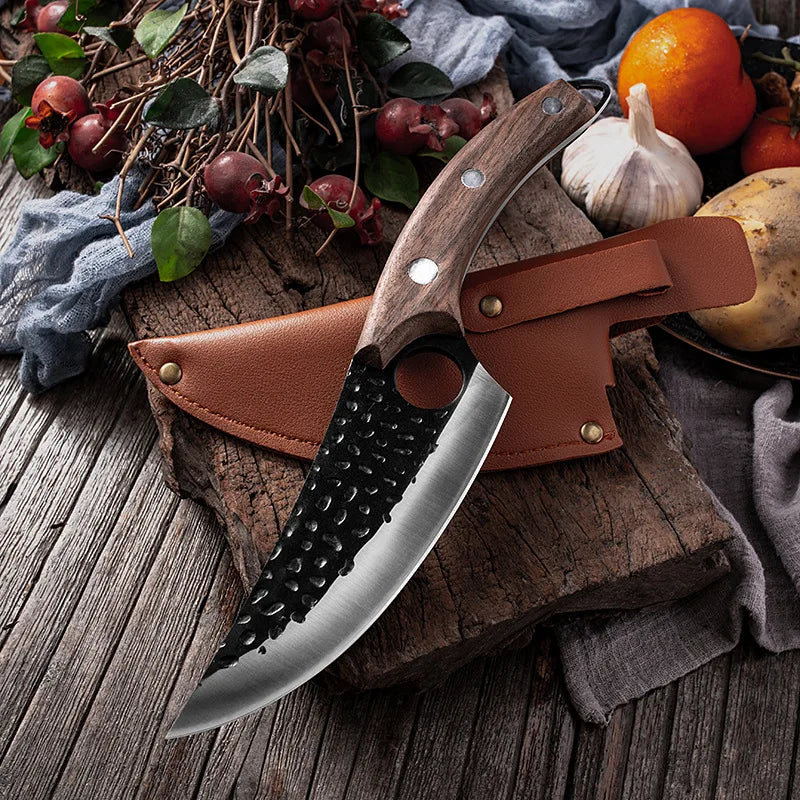 Professional Boning Knife Sharp Meat Cleaver Fish Vegetable Barbecue Slicing Butcher Slaughter Chef Cooking Kitchen Knife