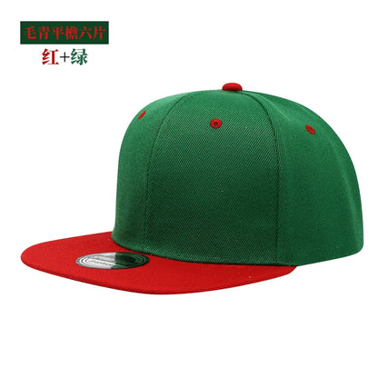 Custom Logo Snapback Caps Men Hip Hop Male Bone Baseball Cap Unisex Solid Color Cotton Adjustable Rock Band Flat Hats Visor Hat