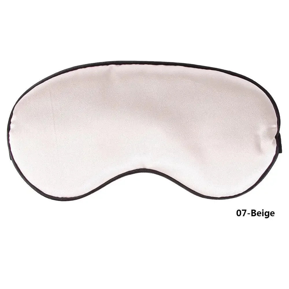 1Pc Pure Silk Sleep Natural Sleeping Eye Mask Eye Shade Cover Shade Eye Patch Women Men Soft Portable Blindfold Travel