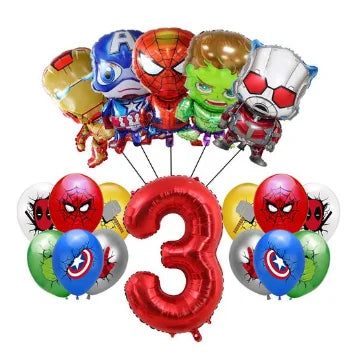 Avengers Marvel Party Decorations SuperHero Theme Tableware Kit Balloon Deco Happy Birthday Banner Supplies for Boys Favors Gift