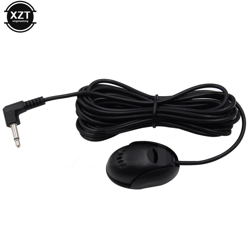 3M Car Microphone Mini 3.5mm Wired microphone for car stereo Audio Handsfree Mic For DVD Radio Player Paste Type Mini Microphone