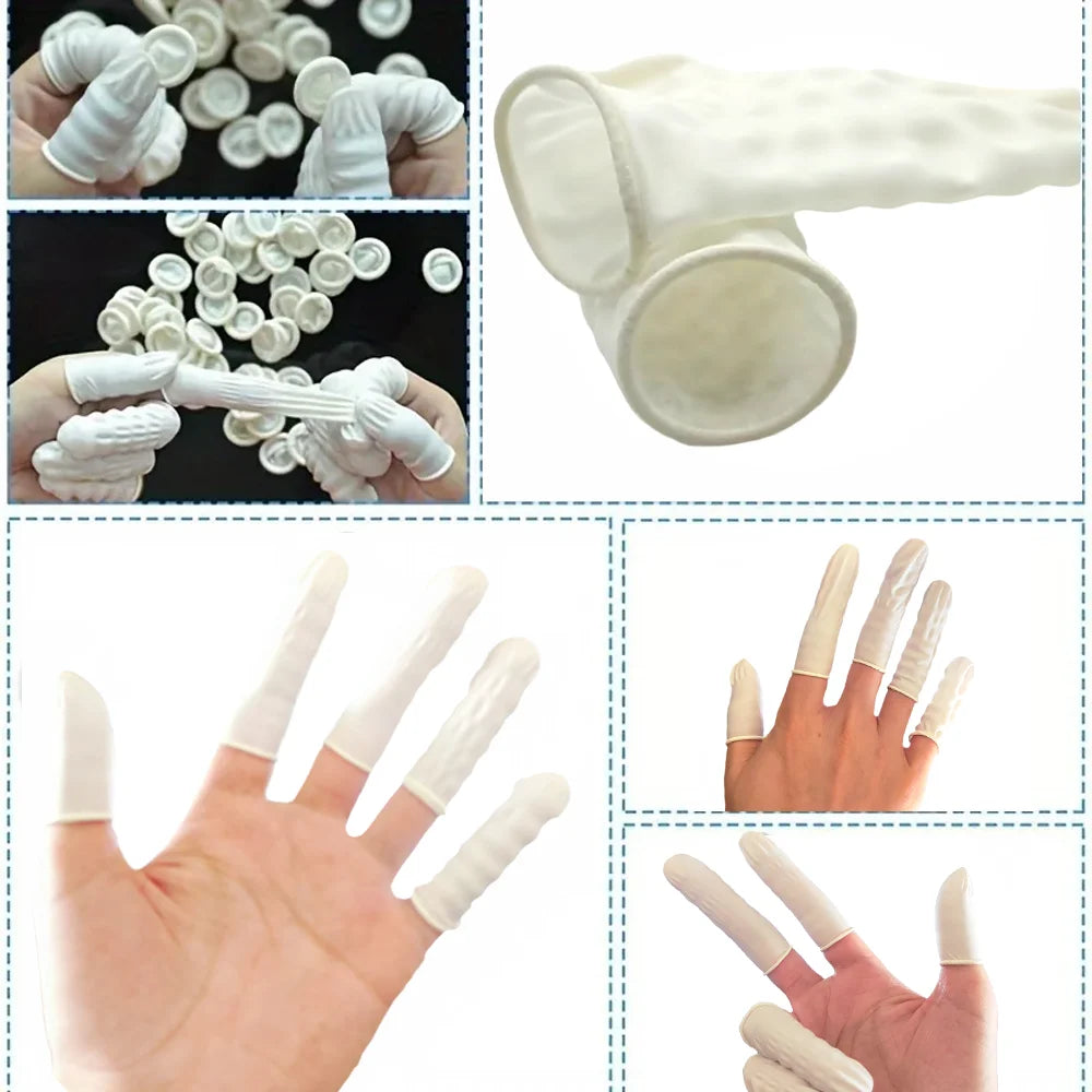 Sterile Disposable Powder Free Industrial Electronic Latex Fingertips Protector Gloves Watch Repair Tool for Watchmaker
