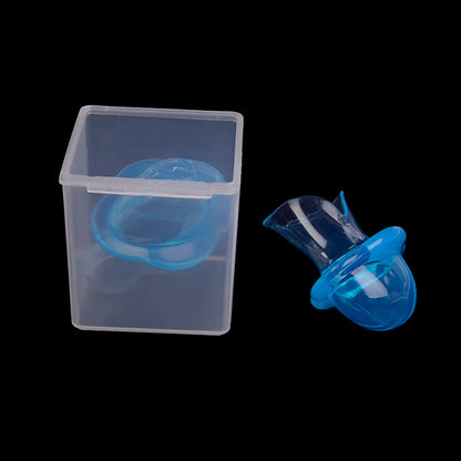 Anti Snoring Tongue Device Silicone Sleep Apnea Aid Stop Snore Sleeve Aone Blue