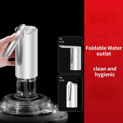 Drinking Fountain Electric Portable Water Pump Dispenser Gallon Drinking Bottle Switch Silent Charging Touch Dispensador De Agua