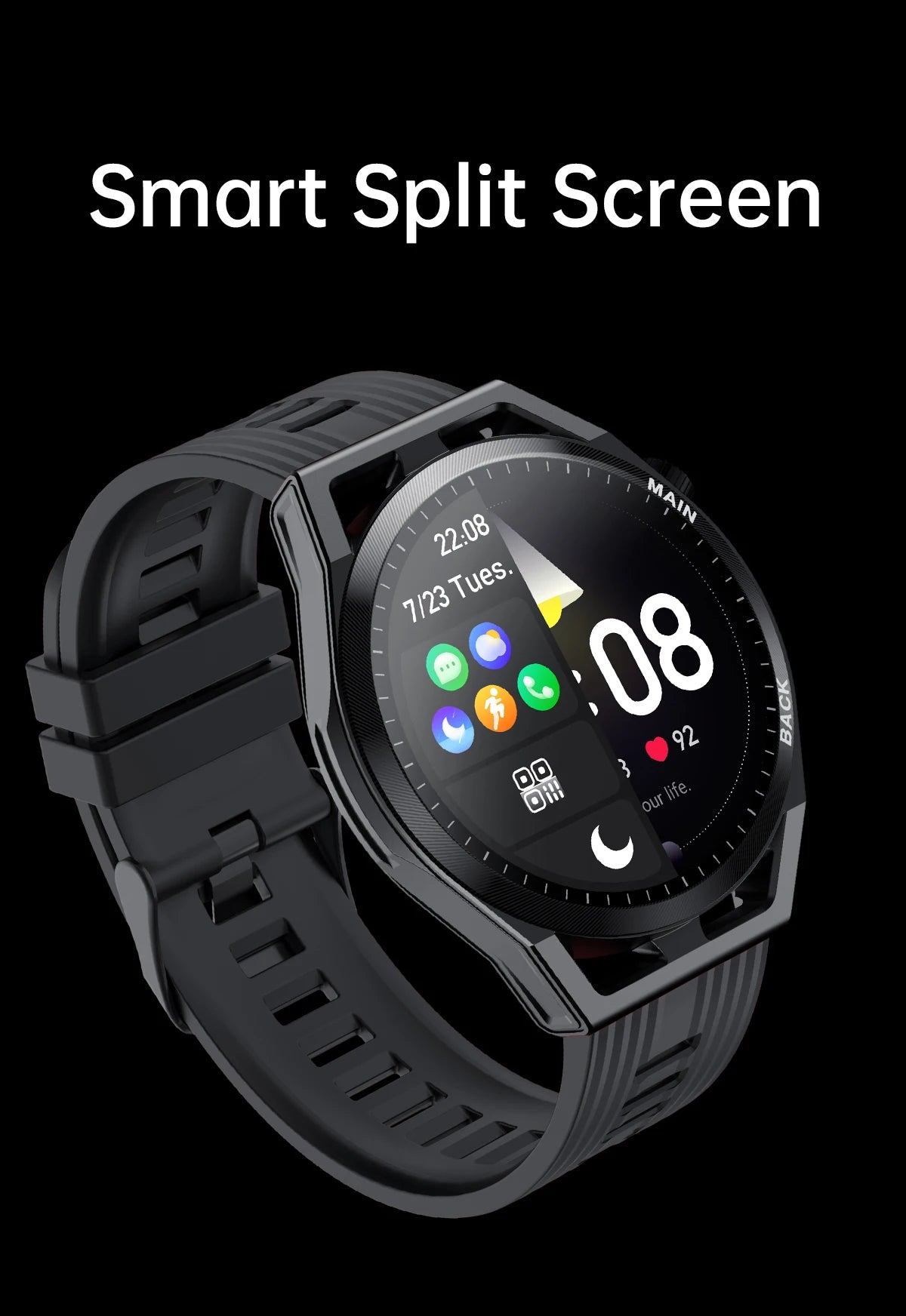LIGE NFC 2026 New Ultra Military Smart Watch Men 1.32" IPS IP67 Waterproof ECG Smartwatch   For iOS Android Sports Smart Watches