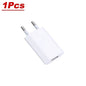 1-5Pcs Universal 5V 1A EU Plug USB Home Travel Mobile Phone Charger For Samsung Xiaomi Redmi  Huawei Charger Power Wall Adapter