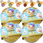 Colorful Dumpling Squishes Stress Balls Fidget Sensory Toys Simulation Food Squishies Bun with Steamer Squeeze Dough Ball Gifts