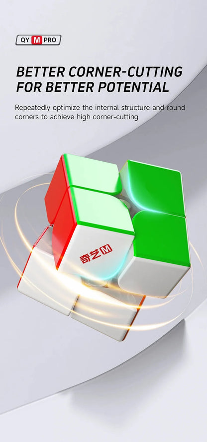 QiYi M Pro Series 2x2 3x3 4x4 Pyramid Magnetic Magic Cube Professional Speed Cubes Education Puzzle  Cubo Magico Toys Gifts