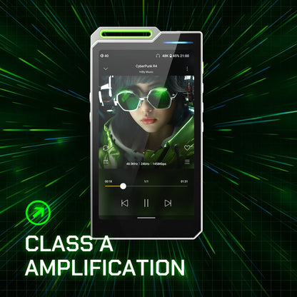 HiBy R4 Android 12 HiFi Music Player Bluetooth WiFi DSD256 MQA 16x USB DAC Headphone AMP 11hr 4.7'' ES9018Q2M*4 Snapdragon 665